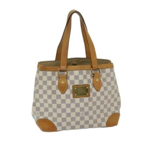 Louis Vuitton Vintage Pre-owned Canvas totevskor White, Dam