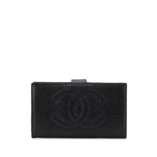 Chanel Vintage Pre-owned Laeder plnbcker Black, Dam