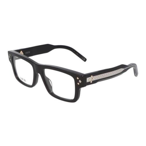 Dior Rektangulära Glasögon CD Diamondo S3I Black, Unisex