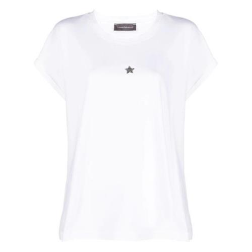 Lorena Antoniazzi Capricorn Vit Casual T-shirt Kvinnor White, Dam