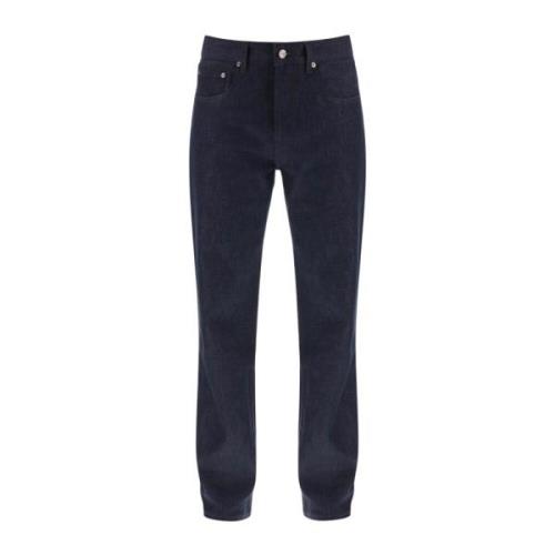 Jacquemus Klassiska Denim Jeans för Vardagsbruk Blue, Herr