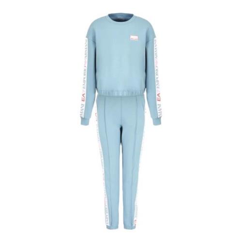 Emporio Armani EA7 Komplett Tracksuit - Vår/Sommar Kollektion 2024 Blu...