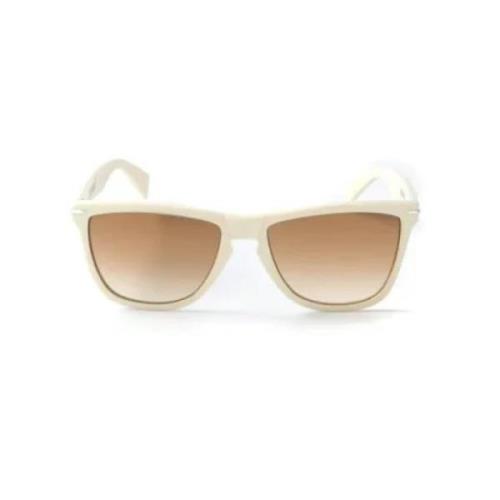 Versace Pre-owned Pre-owned Acetat solglasgon Beige, Dam