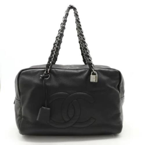 Chanel Vintage Pre-owned Laeder totevskor Black, Dam