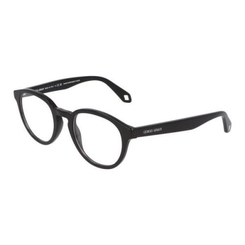 Armani Runda Acetatglasögon Black, Unisex