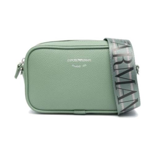 Emporio Armani Grön Mini Väska med Justerbar Rem Green, Dam