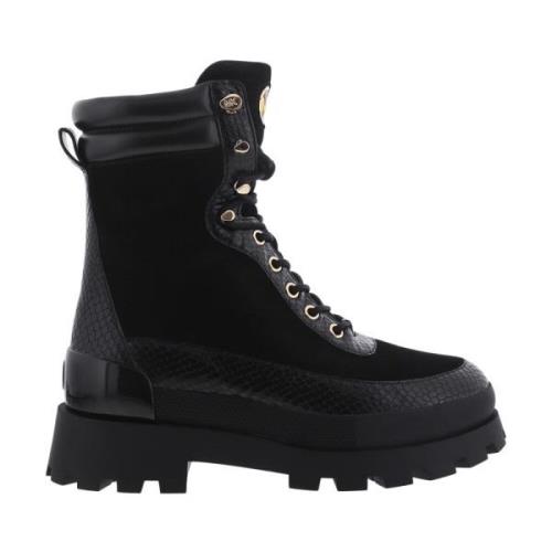 Michael Kors Lace-up Boots Black, Dam