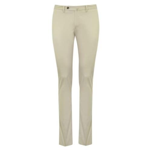 PT Torino Slim Fit Bomullbyxor Kräm Beige, Herr