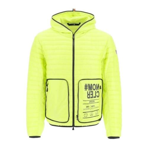 Moncler Gul Vadderad Jacka Ss23 Yellow, Herr