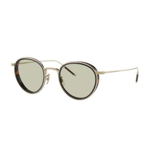 Oliver Peoples Minimalistiska Titan Phantos Glasögon Yellow, Unisex