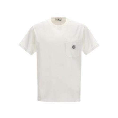 Stone Island Kompas T-shirt White, Herr