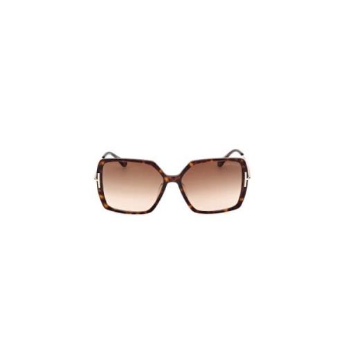 Tom Ford Joanna Acetat Solglasögon för Kvinnor Brown, Dam