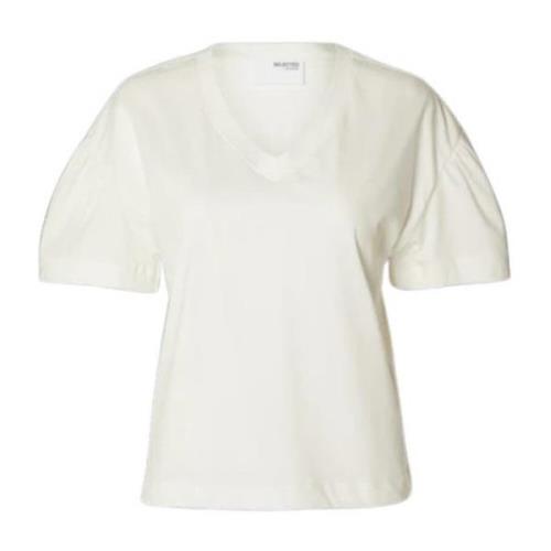 Selected Femme Stiliga T-shirts och Polos White, Dam