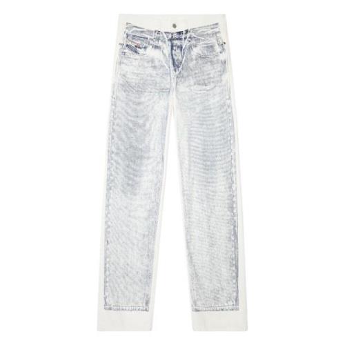Diesel Straight Jeans - 2001 D-Macro White, Herr