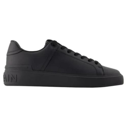 Balmain Laeder sneakers Black, Herr