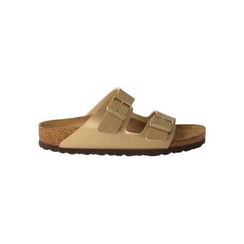 Birkenstock Gyllene dam sandaler anatomisk sula Yellow, Dam