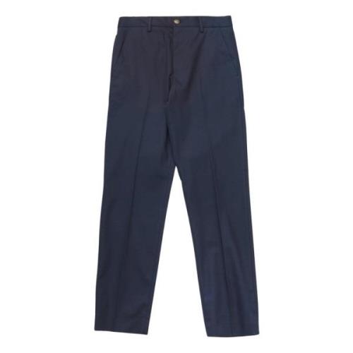 Selected Homme Blå Straight Chino Byxor Blue, Herr