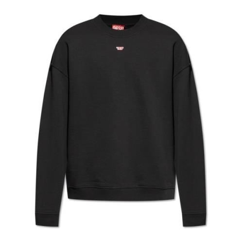 Diesel Sweatshirt med S-Boxt-D logo Black, Herr