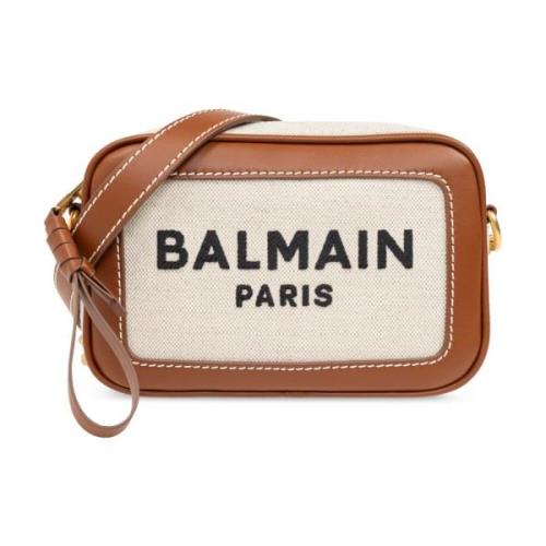 Balmain Axelväska 'B-Army Camera' Beige, Dam