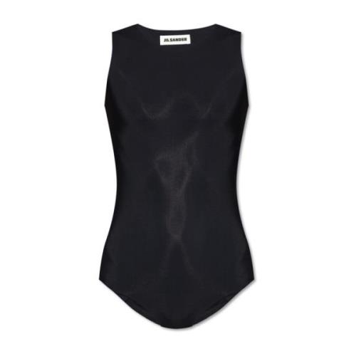 Jil Sander Ärmlös bodysuit Black, Dam