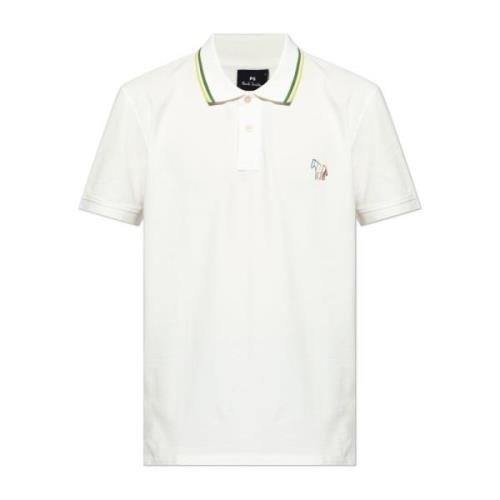 PS By Paul Smith Polo med logotyp White, Herr