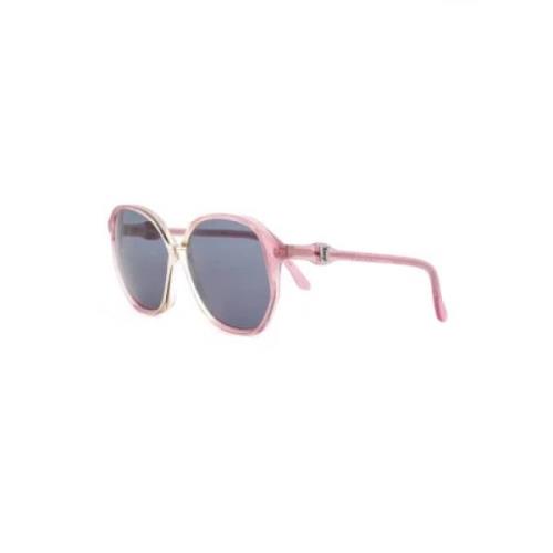 Yves Saint Laurent Vintage Pre-owned Acetat solglasgon Pink, Dam