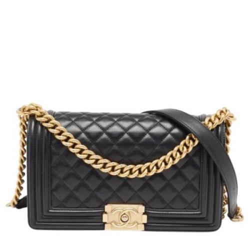 Chanel Vintage Pre-owned Laeder chanel-vskor Black, Dam