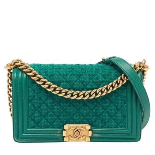 Chanel Vintage Pre-owned Laeder chanel-vskor Green, Dam