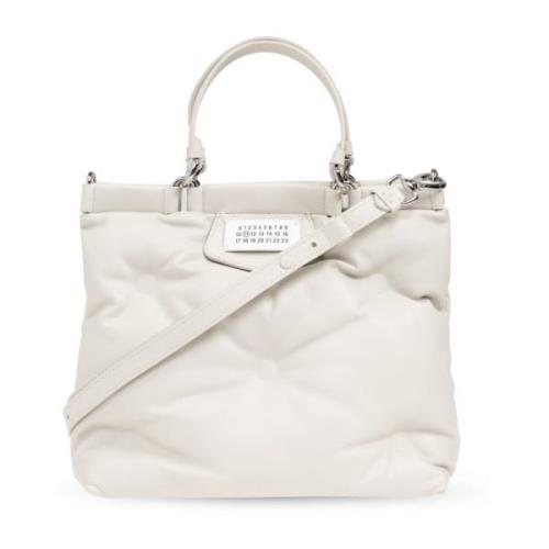 Maison Margiela Glam Slam Liten axelväska Beige, Herr