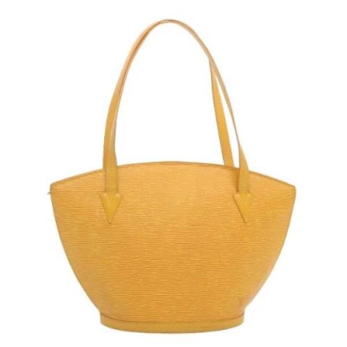 Louis Vuitton Vintage Pre-owned Laeder louis-vuitton-vskor Yellow, Dam