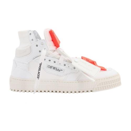 Off White Vita Sneakers Snörning Pillogo White, Herr