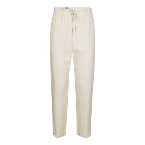 Isabel Marant Étoile Mjuka Dragsko Byxor White, Dam