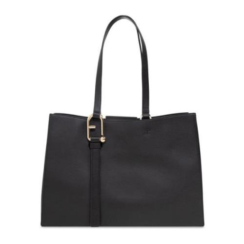 Furla Stor Shopper Väska Black, Dam