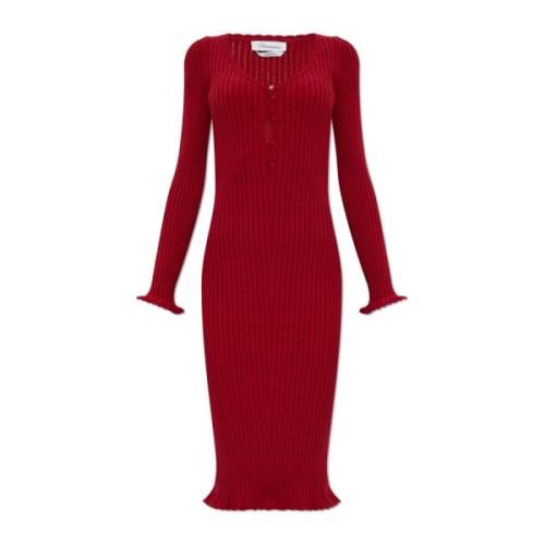 Blumarine Randig klänning Red, Dam