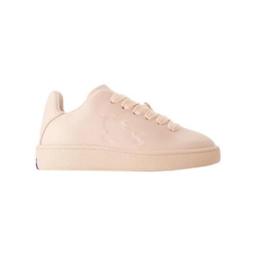 Burberry Laeder sneakers Beige, Dam