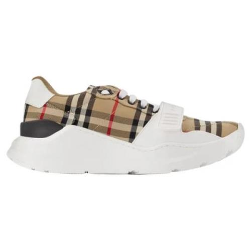 Burberry Bomull sneakers Beige, Dam