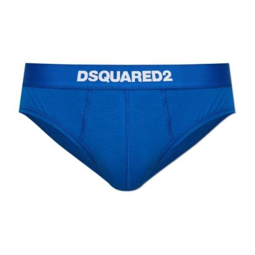 Dsquared2 Briefs med logotyp Blue, Herr