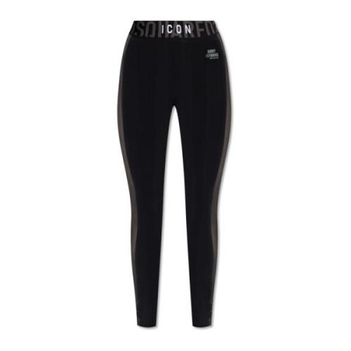 Dsquared2 Leggings från underklädeskollektionen Black, Dam