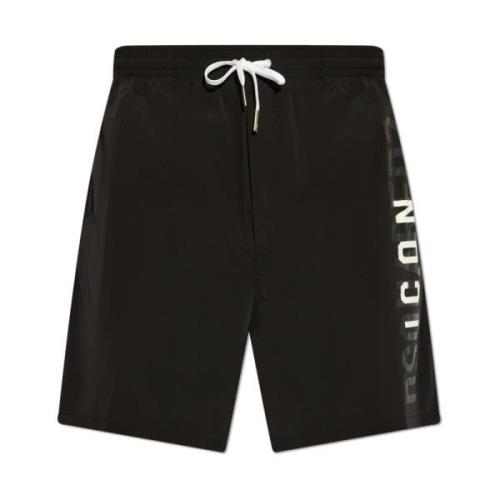 Dsquared2 Badshorts Black, Herr