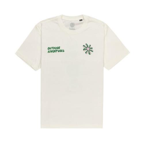 Element Outdoor Adventures Kortärmad T-shirt White, Herr