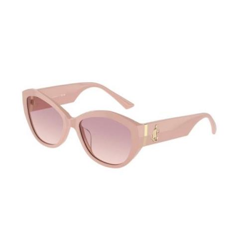 Jimmy Choo Rosa Brun & Violet Gradient Solglasögon Pink, Dam
