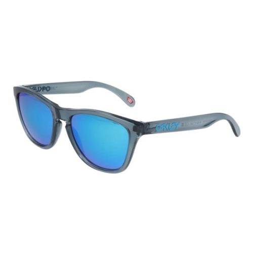 Oakley Sportig Fyrkantig Solglasögon Blue, Unisex