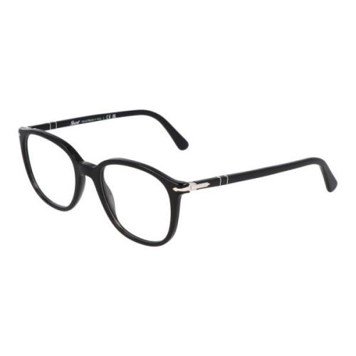 Persol Fyrkantig båge glasögon Black, Unisex