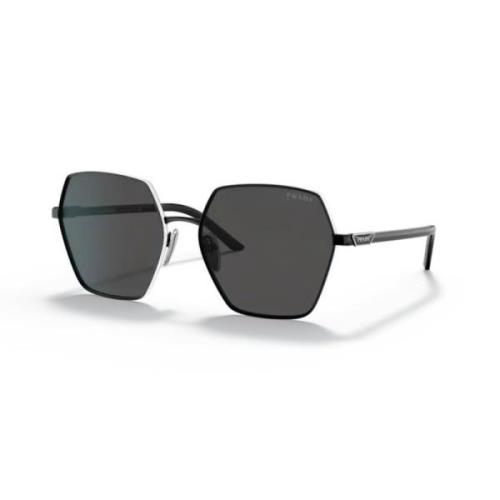 Prada Stiliga solglasögon med unik design Black, Unisex