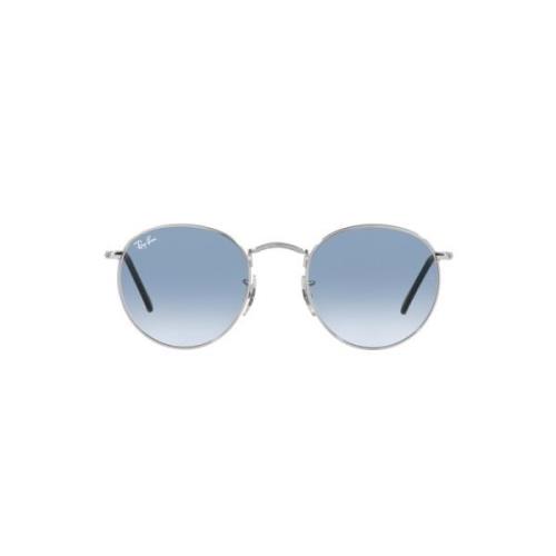 Ray-Ban Rund Metall x The Ones Polarized Blue, Herr
