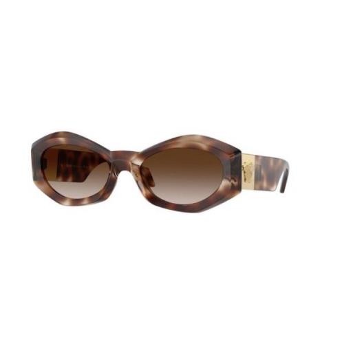 Versace Stiliga solglasögon bruna gradientlinser Brown, Unisex