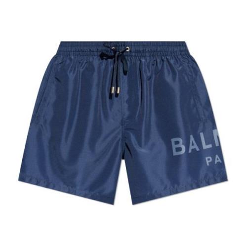 Balmain Badshorts Blue, Herr