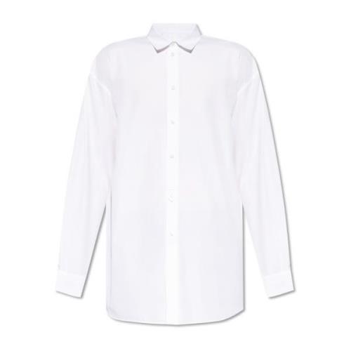 Jil Sander Skjorta med logotyp White, Herr