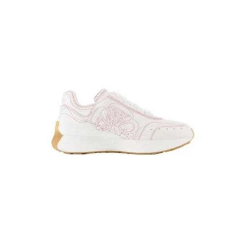 Alexander McQueen Läder sneakers White, Dam