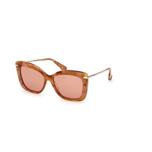 Max Mara Brun Havana Solglasögon Brown, Dam